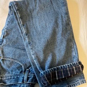 LL Bean Lined Jeans